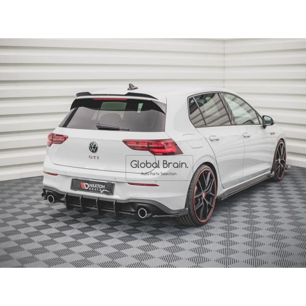 フォルクスワーゲン ゴルフ8 GTI リア サイド スプリッタ—+ ウィングレット レーシング