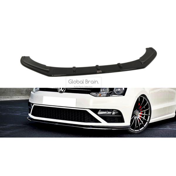 フォルクスワーゲン ポロ 5 6R GTI フロント リップ スポイラー V1_1