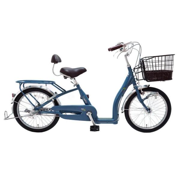 【※法人・施設限定・送料込み】　シニアサイクル　こげーる nolasse203  マットブルー ／ マットベージュ