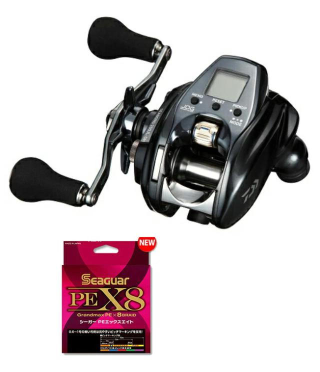 ダイワ 22 シーボーグ 200JL-DH 左巻き PEライン3号200mセット(シーガーPE X8) 電動リール daiwa