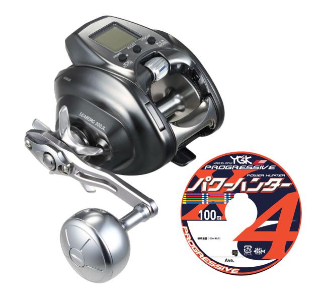 ダイワ 26 シーボーグ 300JL (左巻) PEライン4号300mセット (Xブレイド パワーハンタープログレッシブ) 電動リールに糸を巻いてお届けします daiwa