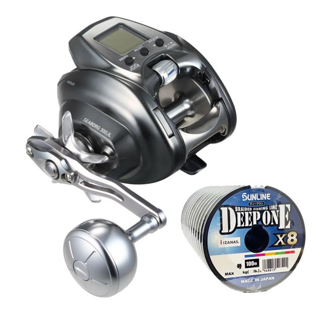 ダイワ 26 シーボーグ 300JL (左巻) PEライン3号400mセット (サンライン ディープワンX8) 電動リールに糸を巻いてお届けします daiwa