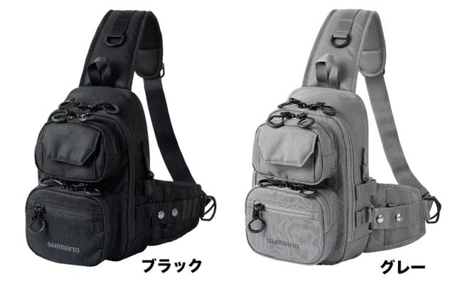 シマノ タフスリング BS-225W Sサイズ(9×18×30cm) ブラック/グレー shimano