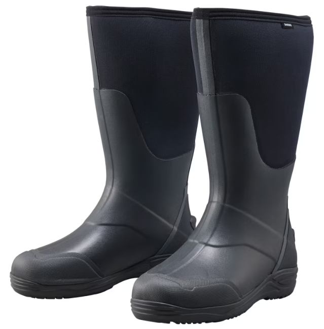 シマノ サーマルブーツ W ラジアル FB-033W ブラックチャコール shimano
