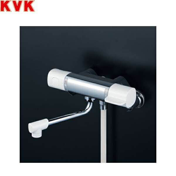 FTB100KPFR2 KVKサーモスタット式シャワー 240mmパイプ付 ワンストップシャワーヘッド付 一般地仕様 送料無料