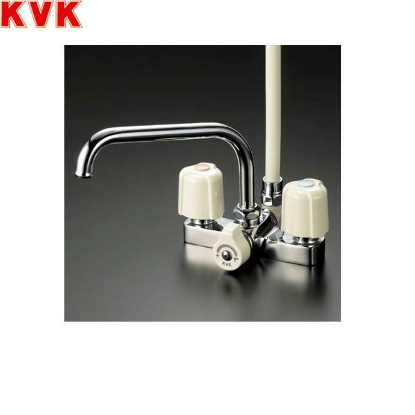 KF14ZER2 KVKデッキ形2ハンドルシャワー水栓 洗い場・浴槽兼用水栓 寒冷地仕様 送料無料 12,328円