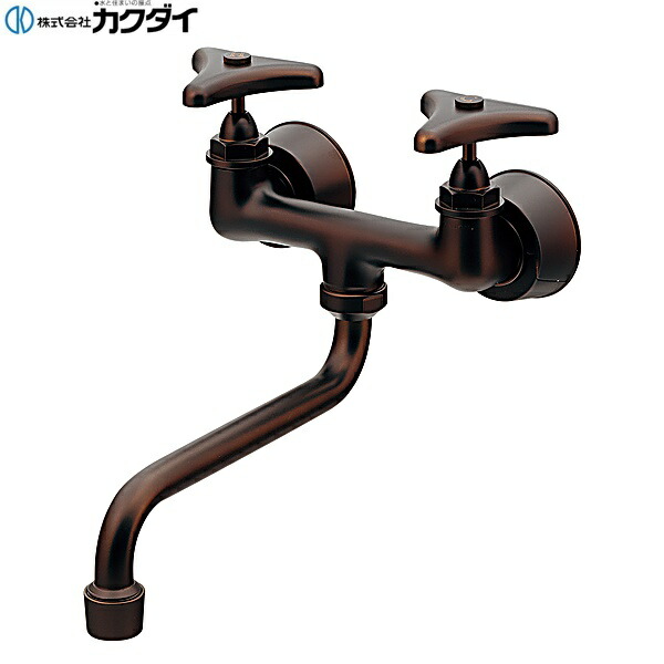 128-120-MDBP カクダイ KAKUDAI 2ハンドル混合栓 送料無料 19,354円