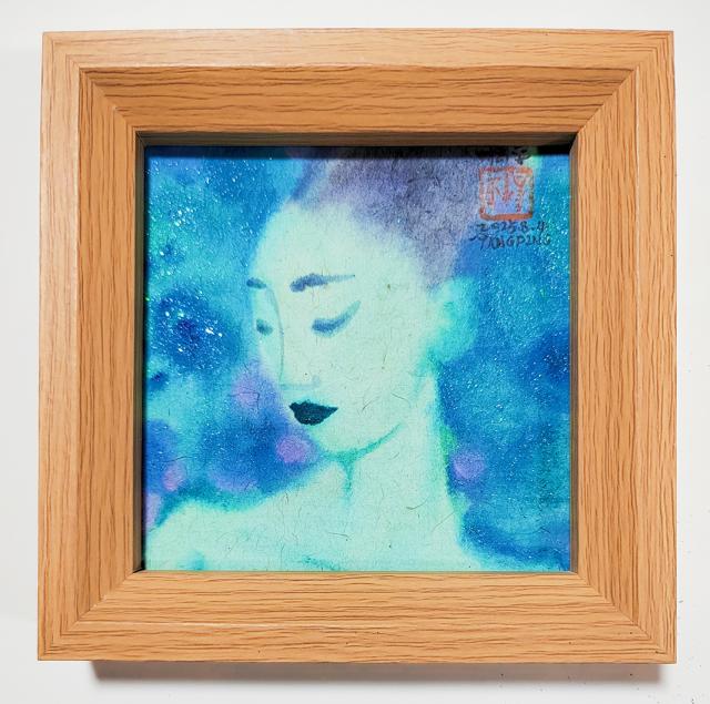 楊平 Indescribable12 10x10cm ？本水墨 2025