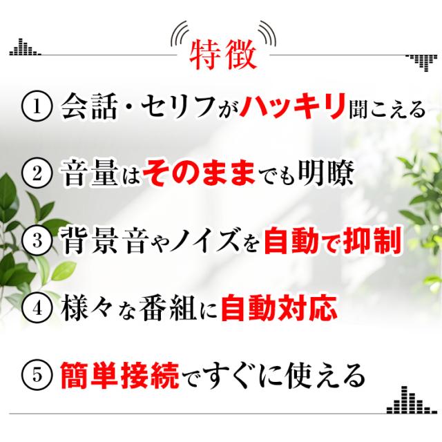 聞こえる音（きこえるね）MUSTEM マステム【TV放映中】テレビ専用音声