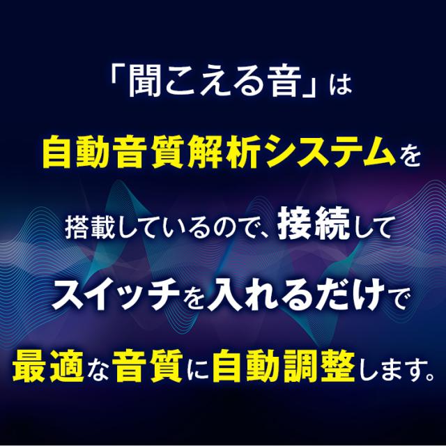 聞こえる音（きこえるね）MUSTEM マステム【TV放映中】テレビ専用音声