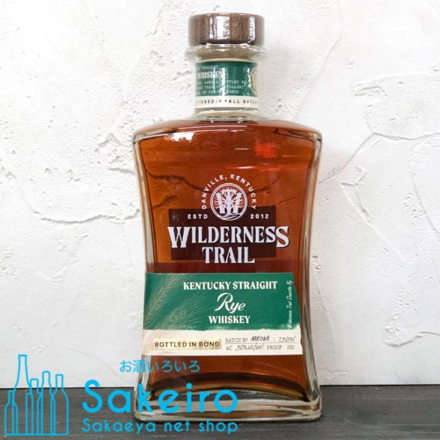 ウィルダネストレイル ライウイスキー 50% 750ml ボトルド イン ボンド 6,944円