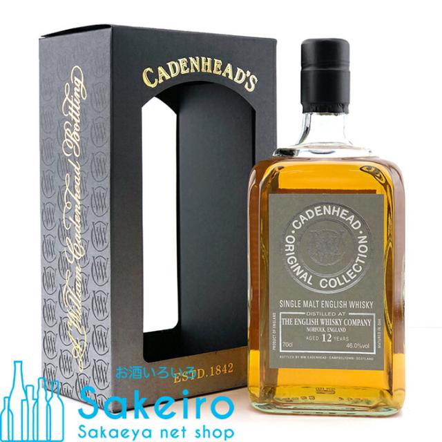 ケイデンヘッド オリジナルコレクション ザ・イングリッシュウイスキー12年 46% 700ml[ウイスキー][御歳暮 贈り物 御礼 母の日 父の日 御中元]