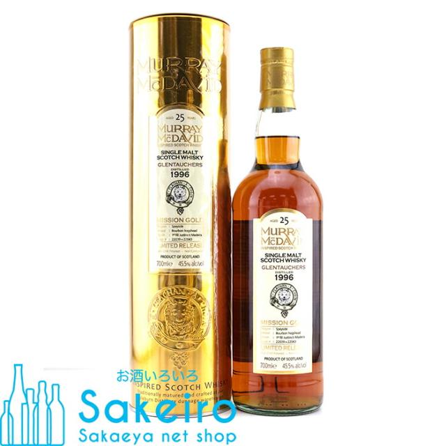グレントファース 1996 25年 45.5% 700ml マーレイ・マクダヴィッド ミッションゴ−ルド[ウイスキー][御歳暮 贈り物 御礼 母の日 父の日 御中元]