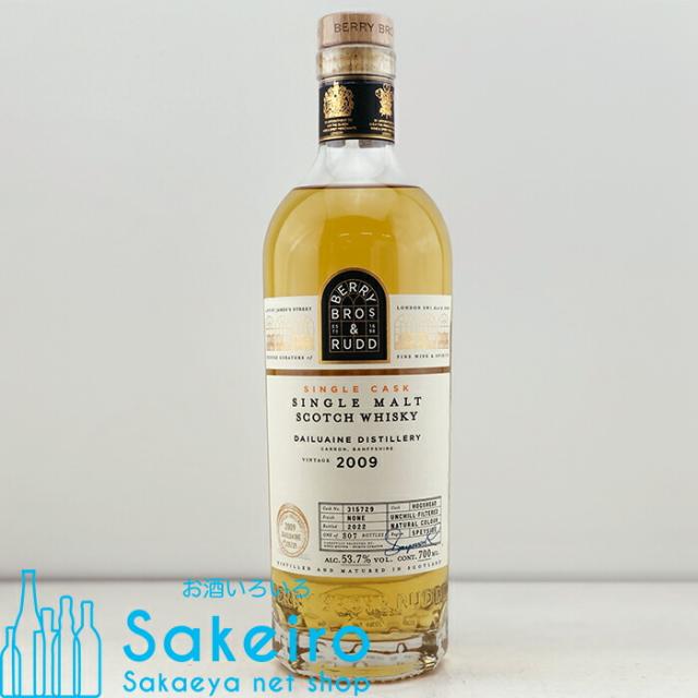 ダルユーイン 2009 13年 ホグスヘッド 53.7% 700ml  BB&amp;R ベリーズオウンセレクション [ウイスキー][御歳暮 贈り物 御礼 母の日 父の日 御中元]