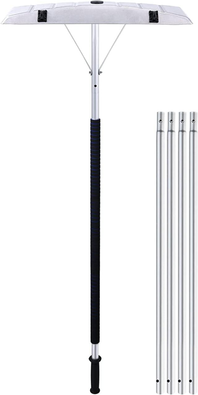 【送料無料】【ポイント5倍】スノーダンプ 雪下ろし棒 全長6m 【5段階調整可能】 組立式 【1台多役】 雪庇落とし 雪下ろし道具 雪かき アルミ製 除雪道具 10,799円