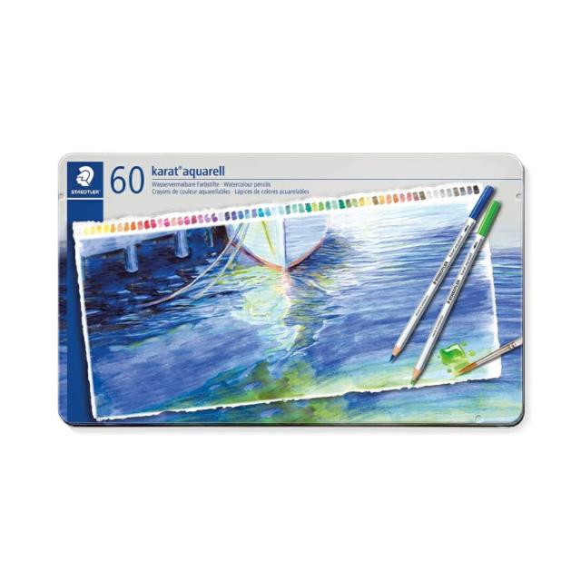【STAEDTLER/ステッドラー】色鉛筆 125M60　カラトアクェレル水彩色鉛筆 60色セット 新学期 お祝い