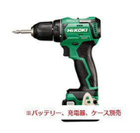 HiKOKI ［ ハイコーキ ]　 10.8VコードレスドライバドリルDS12DD(NN) 【本体のみ】※バッテリー、充電器、ケースは別売です。