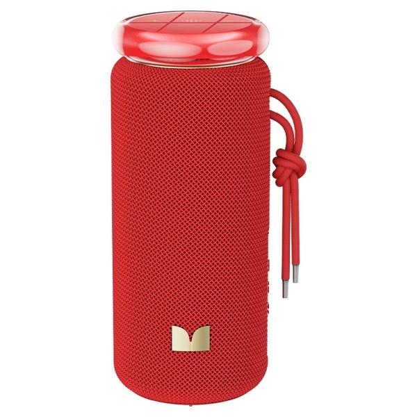 Monster モンスター ポータブルBluetoothスピーカー　Blaster Glow MS62132(RD) レッド