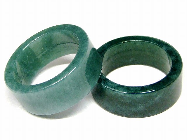 翡翠リング ミャンマー翡翠 指輪 15号〜28号 幅8mm〜10mm 選べるサイズ