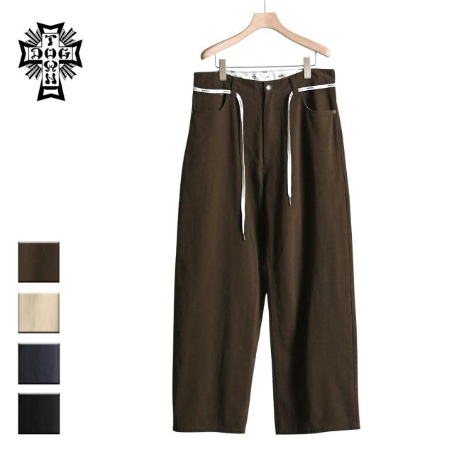 DOGTOWN ドッグタウン DT Buggy pants メンズ ブラウン/ライトベージュ/ネイビー/ブラック M-XL DT-P-002 【バギーパンツ チノパン チノパンツ パンツ ロングパンツ 長ズボン おしゃれ ブランド スケート サーフ 茶色 紺 黒】