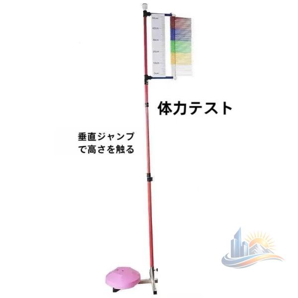 テストスティックポールツール ジャンプトレーナ バスケットボール アドバンスト バレーボール 子供用 青少年用 垂直跳び 測定 家庭用 業務用 日常使い