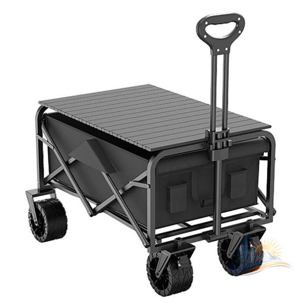 ワゴン テーブル 折りたたみ アウトドア キャンプ キャンプ用品 タイヤアウトドア 大容量 アドバンスト 大型 @@ 耐荷重 台車 おしゃれ 便利 実用的 使いやすい 8,758円