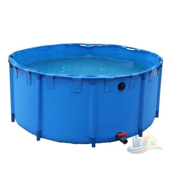 大型 折りたたみ 子供用プール ラウンド キャンバス 養魚池 おしゃれ アドバンスト 便利 実用的 使いやすい 省スペース 新生活 家庭用 プレゼント ギフト