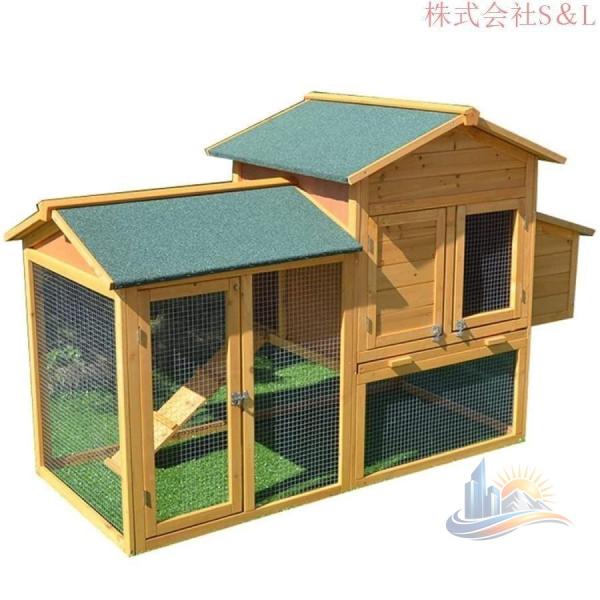 鳥ケージ大型 ワイヤーメッシュ 木製 アウトドア 屋外 アドバンスト 鳥かご 屋外木製鶏小屋 卵パック 複数のドア付き 防雨 産卵 室内 ペット用品 お手入れ簡単 21,563円