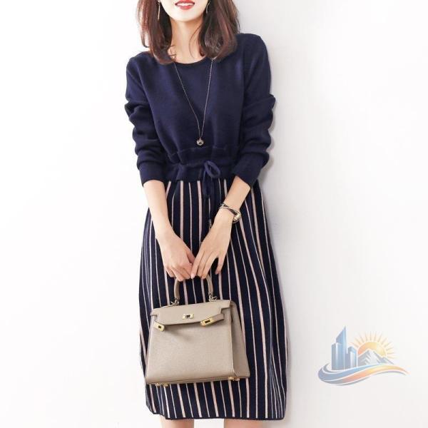 20代 30代 レディース 女性 アドバンスト オフィス 通勤 40代 50代 ひざ丈 ファッション きれいめ 上品 ドッキング 4色 家庭用 便利 おしゃれ プレゼント