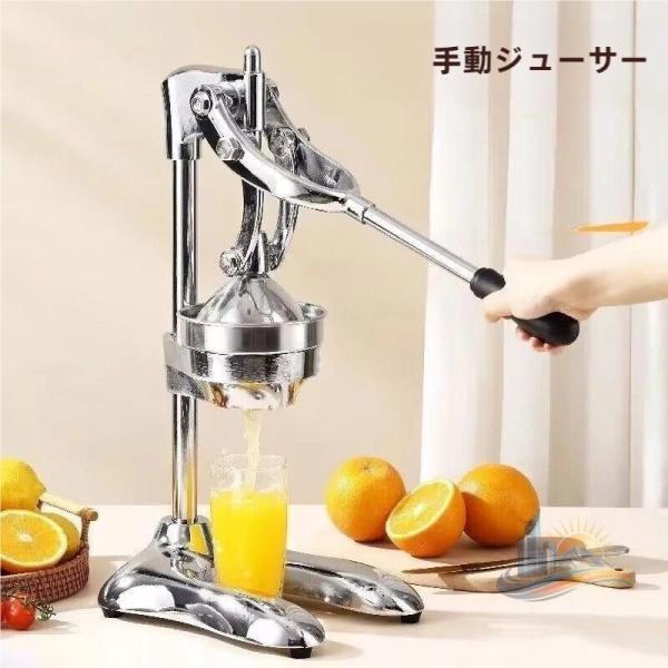 ジューサー ハンドジューサー 手動式 ステンレス製 ステンレス 家庭用 アドバンスト 業務用 手しぼり器 柔らかい果物用 果汁 フレッシュ キッチン 簡単