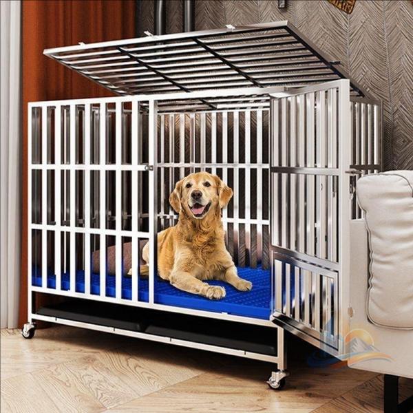 ペット 猫 ステンレス 大型 犬用ケージ 清潔 持ち運び お手入れ簡単 安全 アドバンスト 便利 旅行用 おしゃれ 使いやすい 実用的 省スペース 新生活 プレゼント