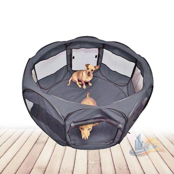 ケージ 折りたたみ メッシュ ペット サークル @@サイズ @@犬 猫用 アドバンスト ペット用 留守番 脱走防止 多頭飼い 大型 キャスター付き 広々 おしゃれ