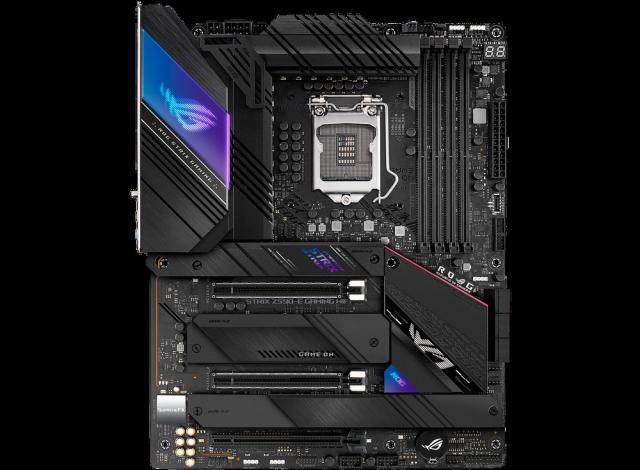 ASUS ROG Strix Z590-E Gaming Wi-FI Z590 LGA1200 DDR4 PCIe 4.0 Wi-FI 6E 2.5GB Ethernet Motherboard 中古