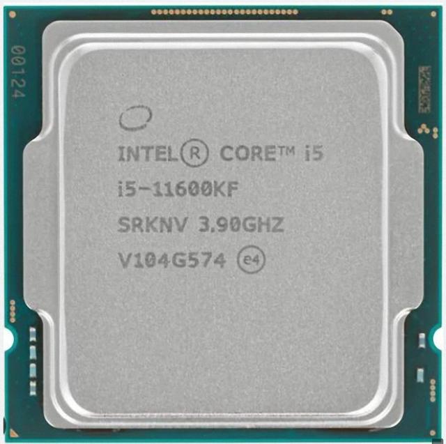 Intel Core i5-11600KF SRKNV 6C 12T 3.9GHz to 4.9GHz Socket 1200 Rocket Lake 14NM 12MB 125W Mar 中古