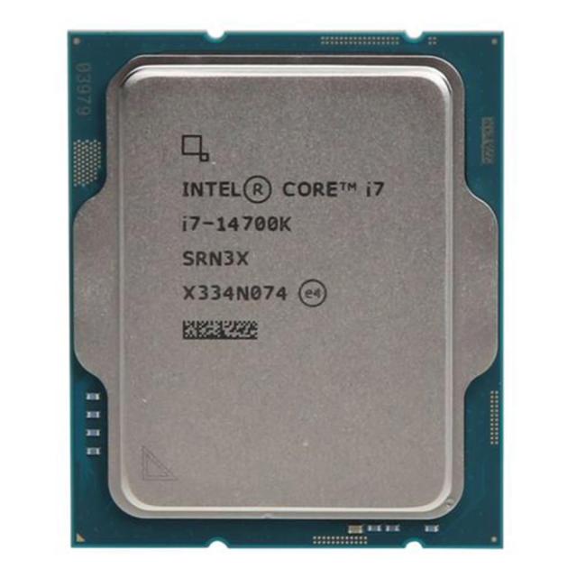 Intel Core i7-14700K 20C 28T 3.4GHz to 5.6GHz Socket 1700 Raptor Lake-R 10NM 33MB 125W Oct 2023 中古
