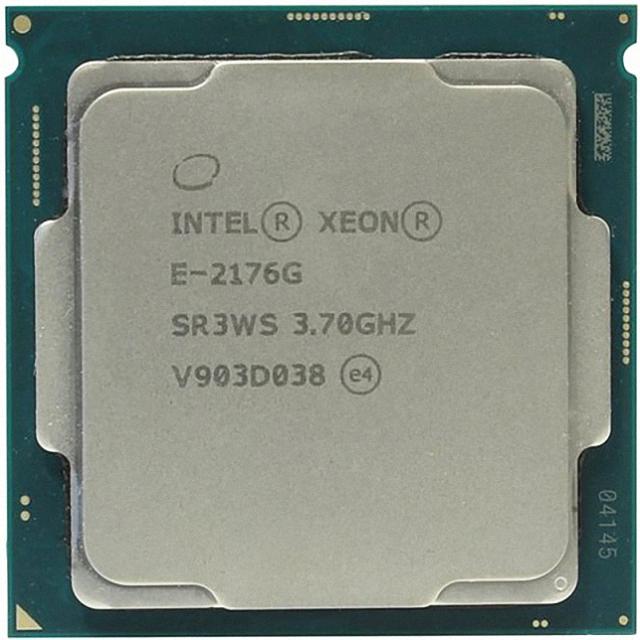 Intel Xeon E-2176G SR3WS 6C 12T 3.7GHz to 4.7GHz Socket 1151 Coffee Lake-S WS 14NM 12MB 80W Jul 中古