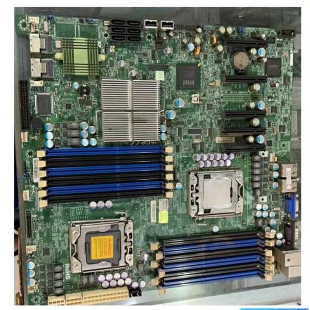 Supermicro X8DT6-F Intel 5520 Dual LGA1366 DDR3-1333 96GB SATA SAS Dual Gigabit LAN IPMI Motherboard 中古