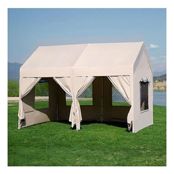 タープテント　テント　大型テント　スチール　ファミリー　集会用　3M×4M　大型　キャンプ　ゾンチー　アウトドア　キャンプ用品　屋外　車庫　少年