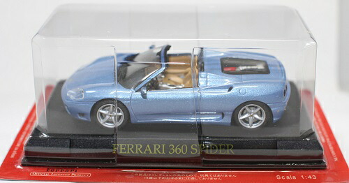 フェラーリ　1/43 360 スパイダー 新品 1/43 アシェット フェラーリコレクション 360 スパイダー