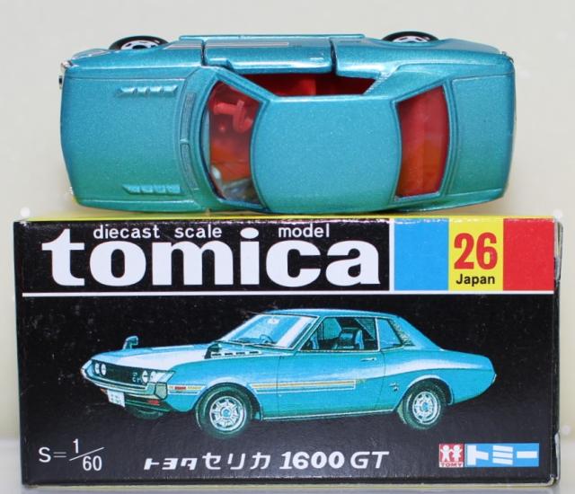 USED 難有 復刻黒箱トミカ 26 トヨタ セリカ 1600GT 240001033103の