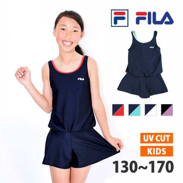 FILA オールインワン型 女子 体型カバー スクール水着 127689