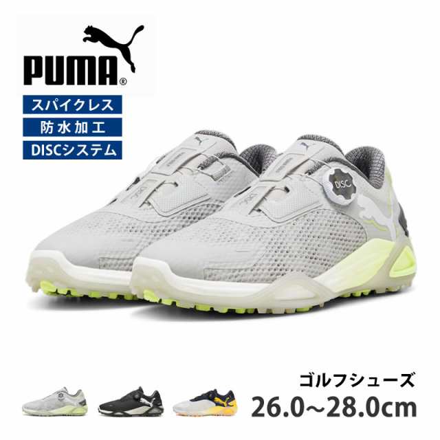 送料無料 ゴルフシューズ PUMA プーマ メンズ ゴルフ 310219 シャドウキャット ニトロ ディスク スパイクレスシューズ DISCシステム スニ