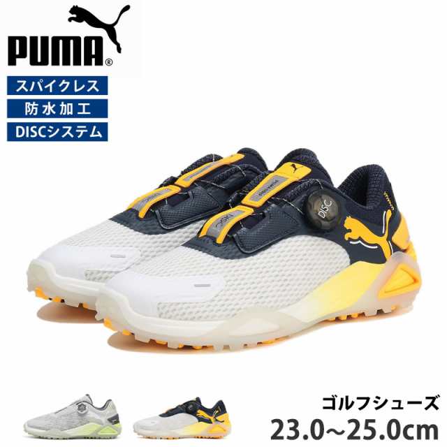 送料無料 PUMA プーマ ゴルフシューズ ウィメンズ ゴルフ シャドウキャット ニトロ ディスク スパイクレスシューズ DISCシステム スニー