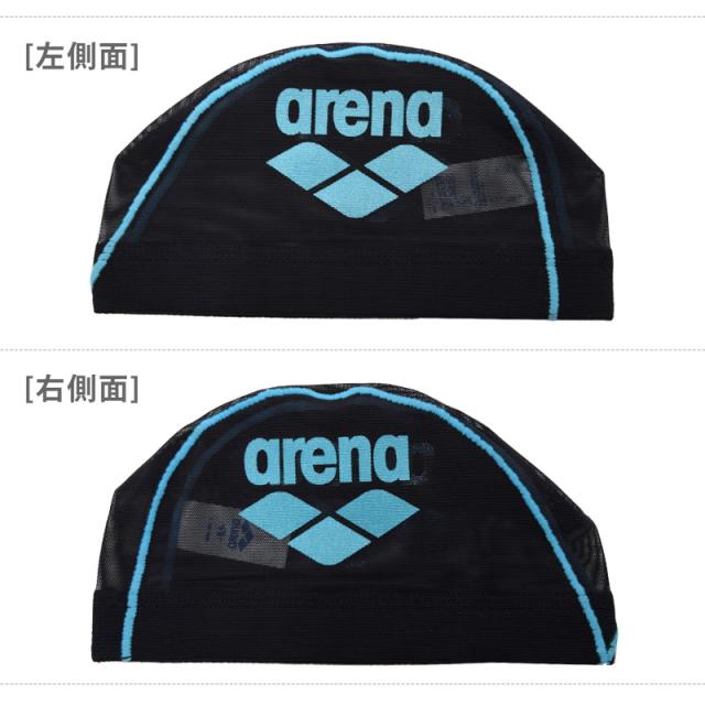 値下げ アリーナ arena メッシュキャップ 日本製 ARN-6414 黒 金