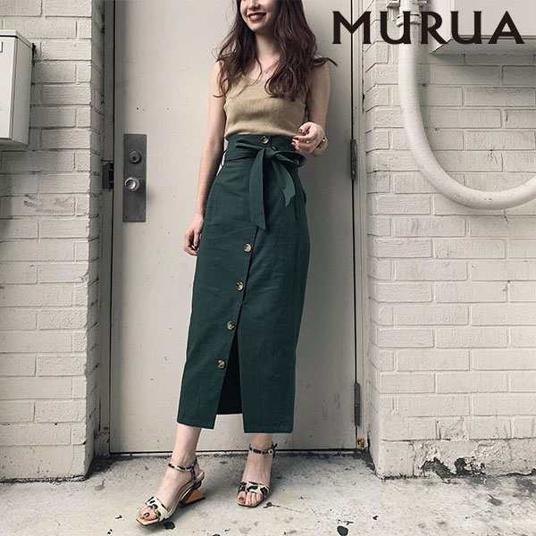 Sale50 Off ムルーア Murua 通販 ボタンペンシルタイトスカート