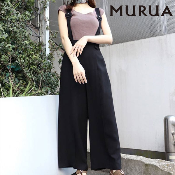 Sale50 Off ムルーア Murua 晩夏初秋 ロングテープサスペンダーパンツ レディース ボトムス パンツ ルーズ ワイド ワイドパンツ ハイの通販はau Pay マーケット ダブルハート Au Pay マーケット店