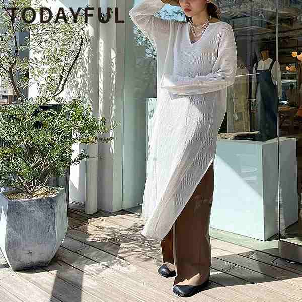 TODAYFUL メッシュスリットドレス 28inch | hkltseminary.org