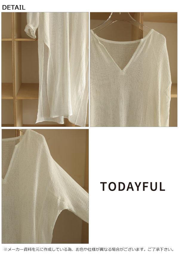 即納 Todayful トゥデイフル 21春アイテム Mesh Slit Dress メッシュスリットドレス レディース ワンピース ロング丈 長袖 透け感 メの通販はau Pay マーケット ダブルハート Au Pay マーケット店