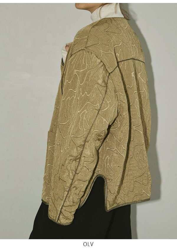 即納》 TODAYFUL トゥデイフル 2023winter Jacquard Piping Blouson