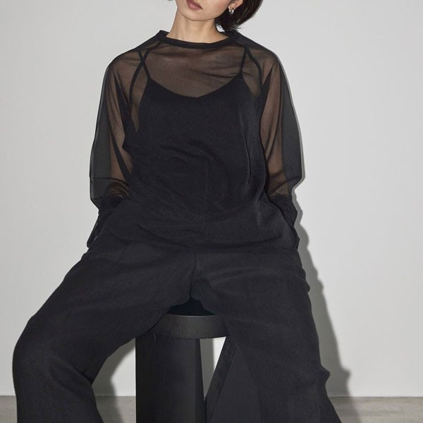 《即納》 TODAYFUL 2023winter トゥデイフル Sheer Crewneck Pullover シアークルーネックプルオーバー  トップス 長袖 12310603｜au PAY マーケット